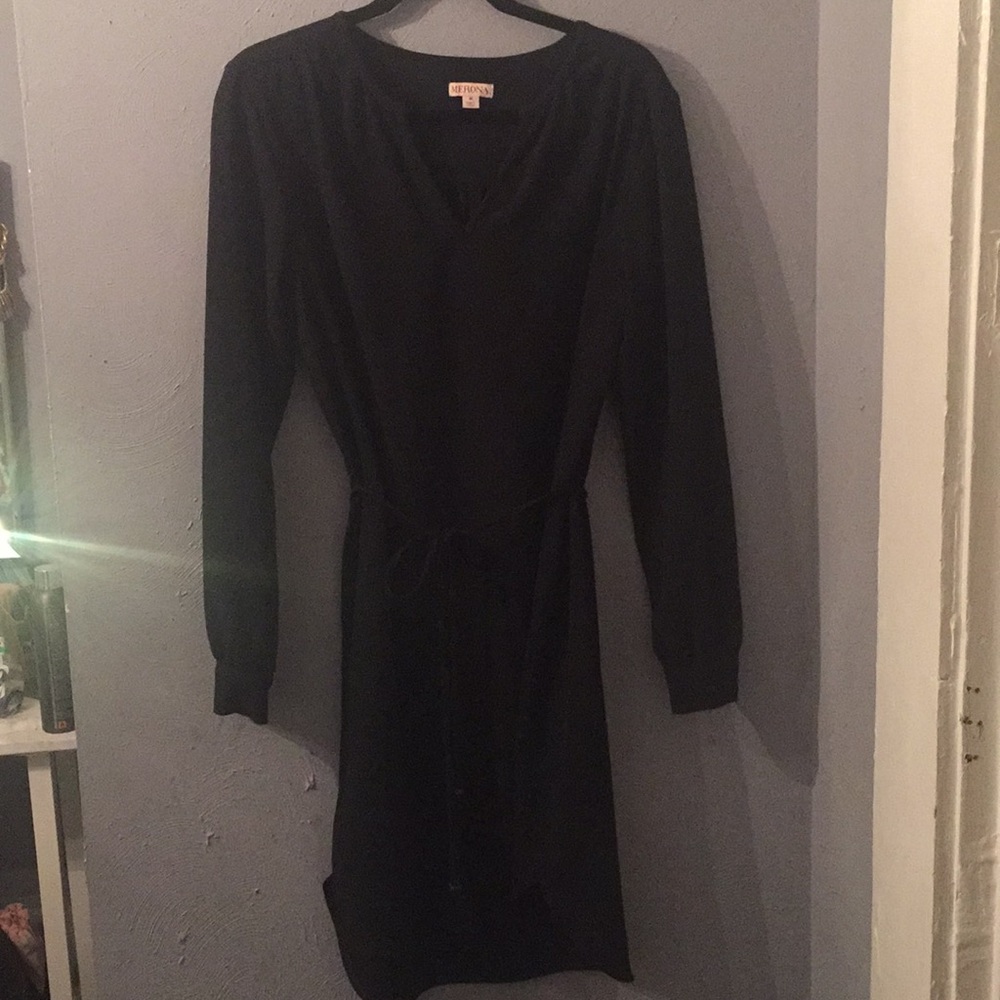 Merona Shift Dress with Tie Belt